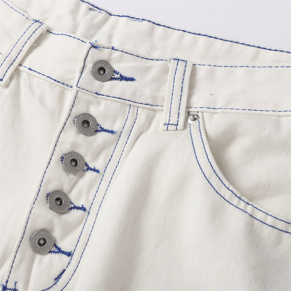 Loose wide leg jeans