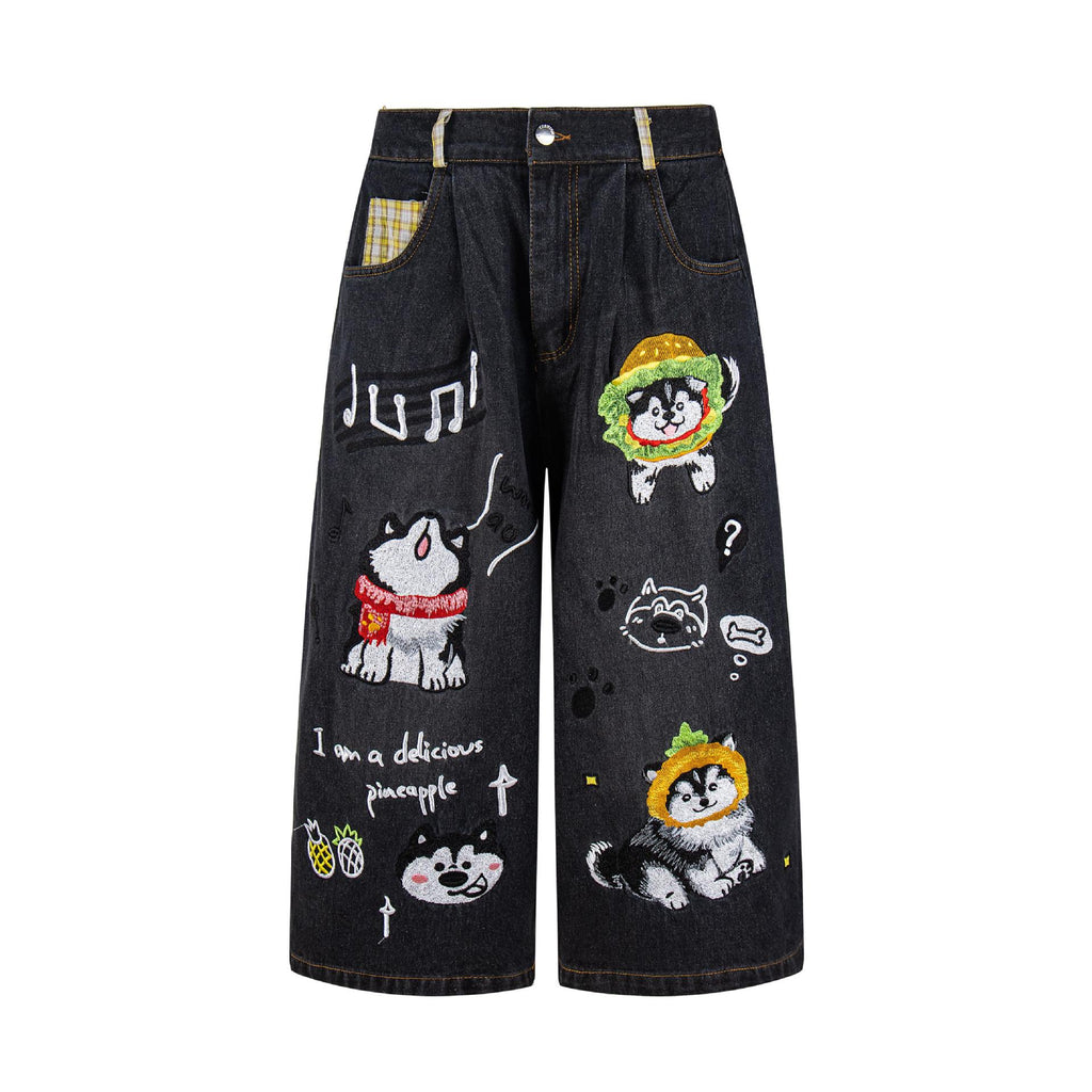 Hamburg Husky Embroidered Jeans