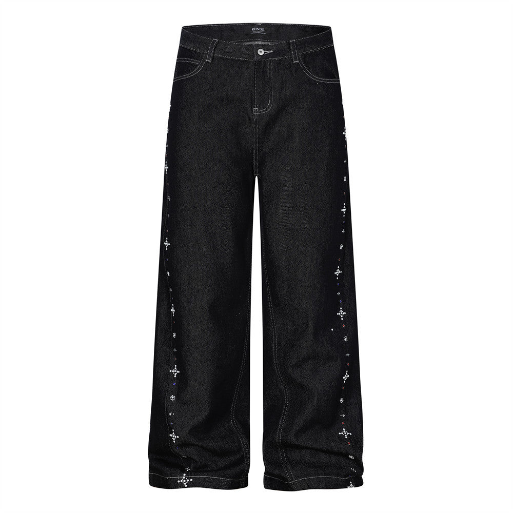 Loose straight leg jeans