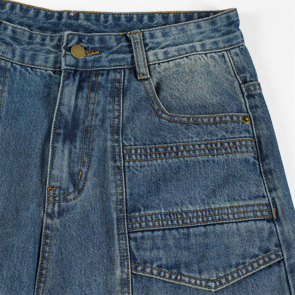 wide-leg jeans