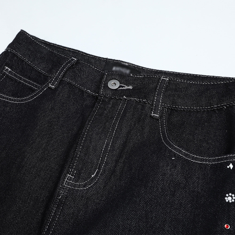 Loose straight leg jeans