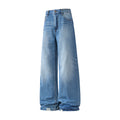 Street Style Baggy Ripped Denim Pants for Men