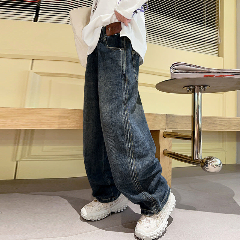 Boys Casual Denim Long Pants