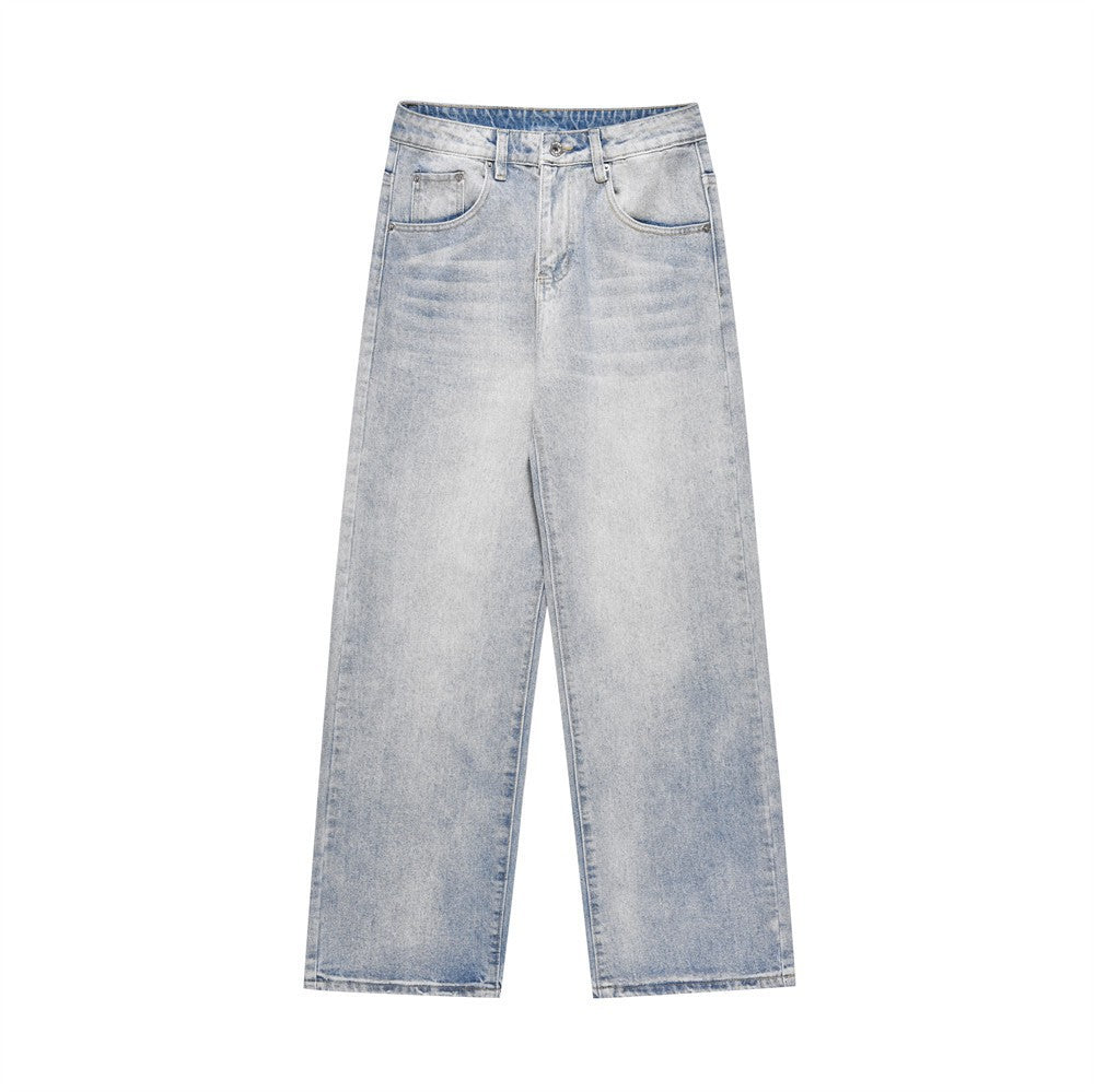 straight-leg jeans