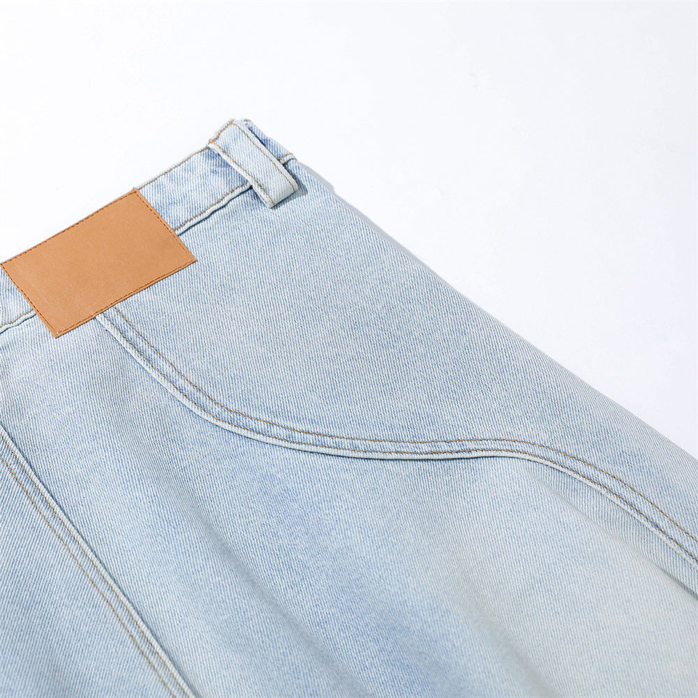 wide-leg jeans